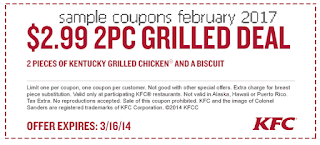 Kfc coupons for february 2017