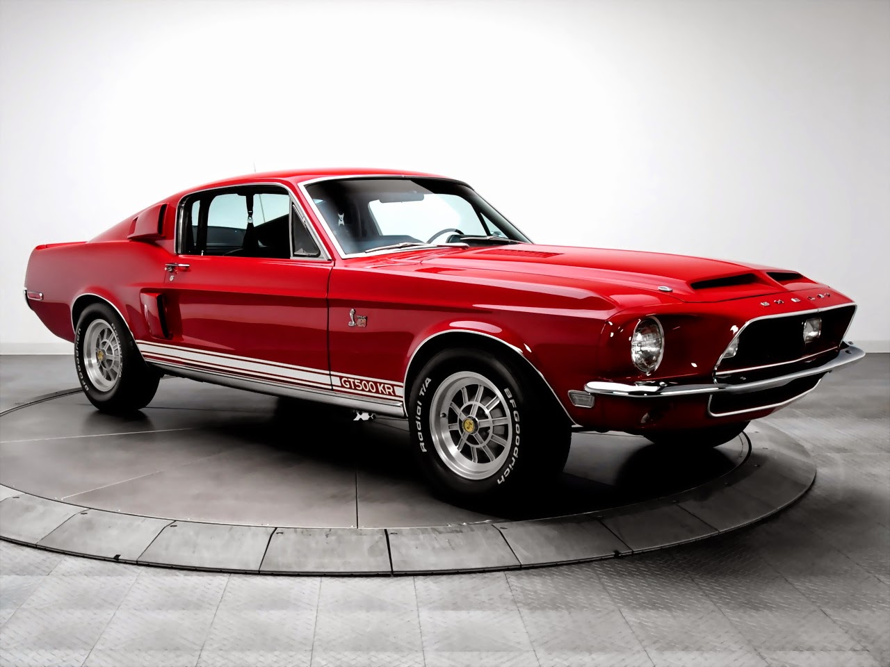 The Most Popular Ford Mustang : 1968 Ford Mustang Shelby GT500 King of