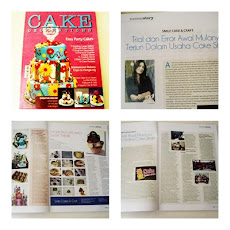 Tampil di Rubrik Success Story,majalah Cake Decorating