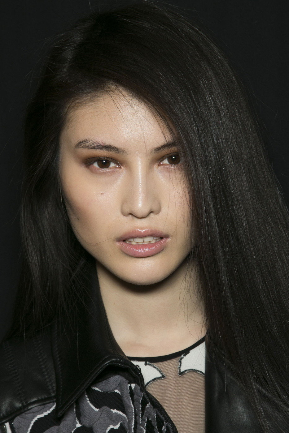 Leather Beauty: Supermodel Post 1-Sui He