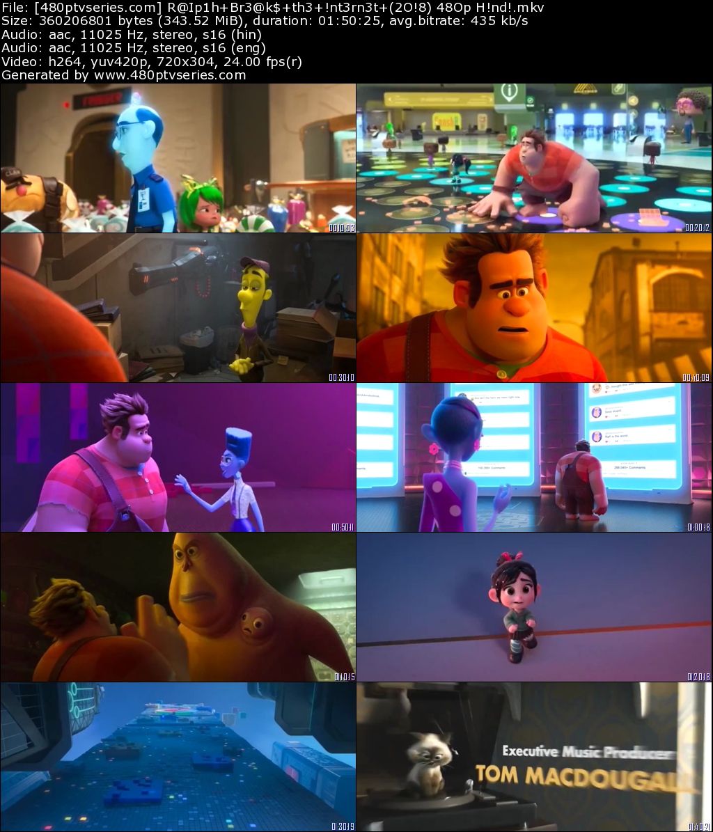 Ralph Breaks the Internet (2018) 300MB Full Hindi Dual Audio Movie Download 480p DVDScr Free Watch Online Full Movie Download Worldfree4u 9xmovies