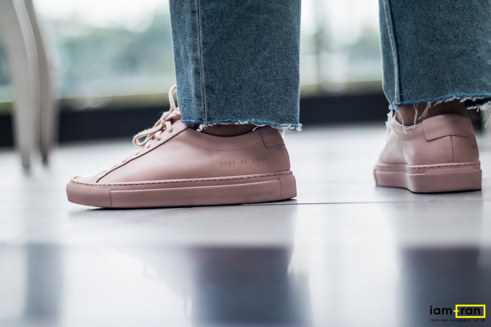 common projects on feet