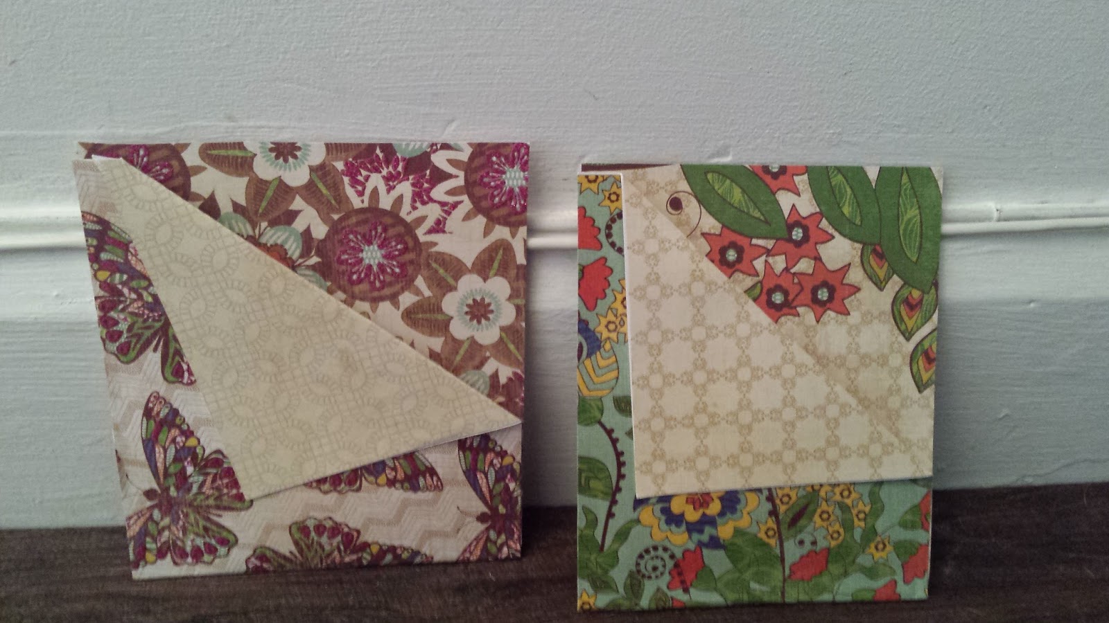 52 Weeks of Crafting Project 233 Embossed sheet wallets