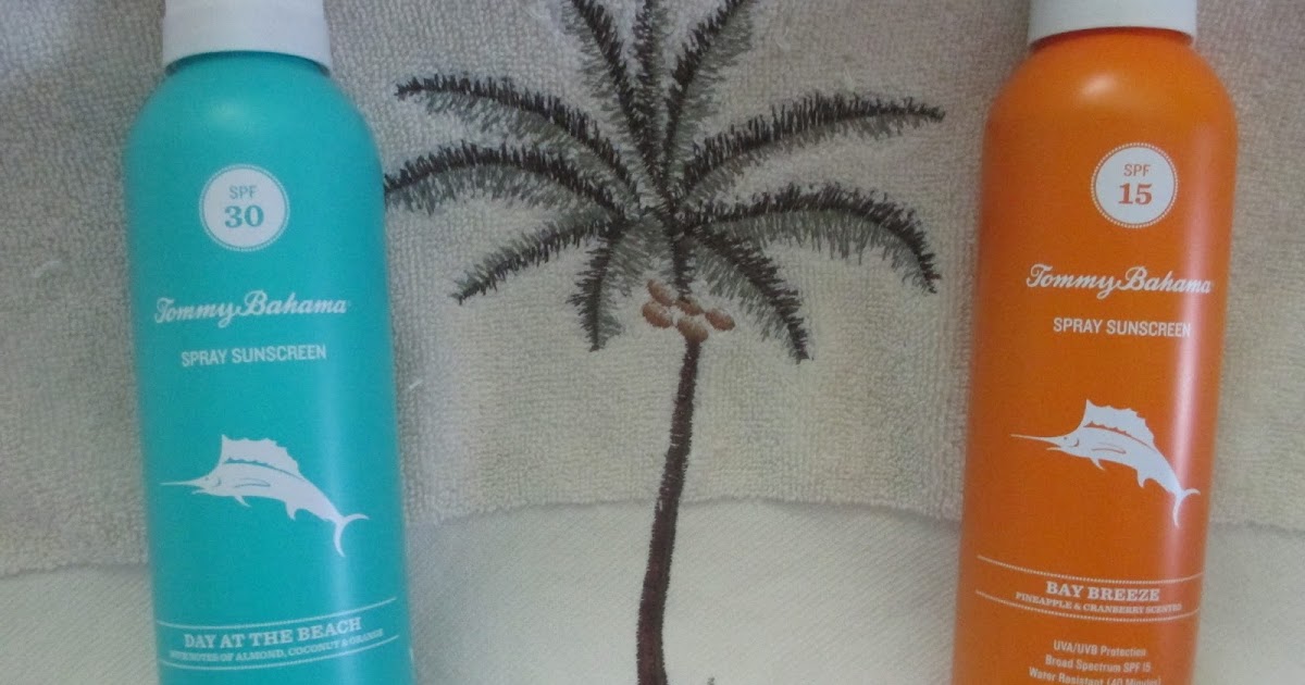 Whats Inside Your Beauty Bag? Tommy Bahama Spray Sunscreen powered by