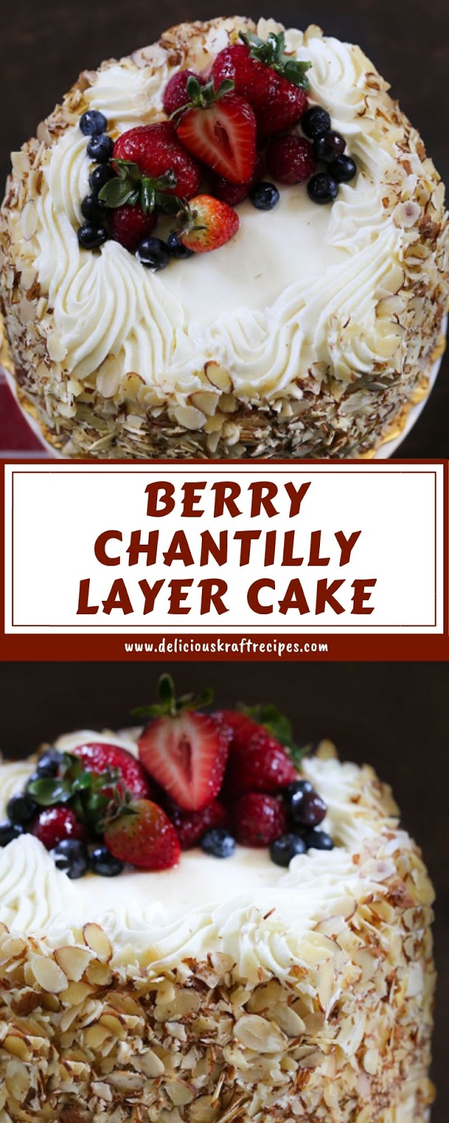 BERRY CHANTILLY LAYER CAKE