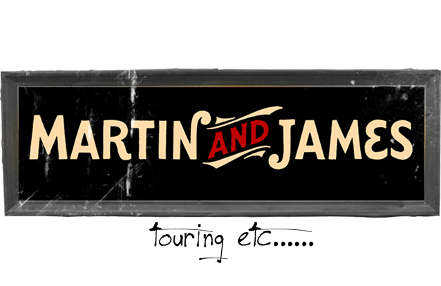 Martin and james on Tour