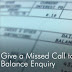 SBI Balance Enquiry via Missed Call