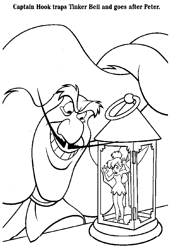 1 Peter 5 7 Coloring Page O mundo colorido Peter Pan e o Capito Gancho Para