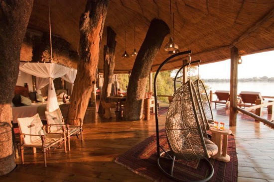 Safari Fusion blog | African Treehouses | Safari river tree lodgings at Tongabezi The Tree House, Zambia