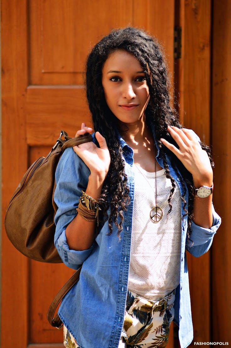 reliance trends denim shirt