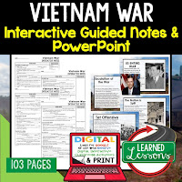 American History Guided Notes, Interactive Notebook, Note Taking, PowerPoints, Anticipatory Guides