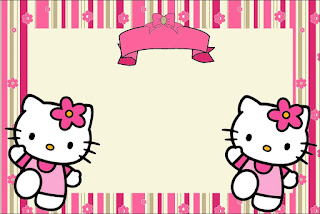 Hello Kitty with Flowers: Free Printable Invitations. - Oh My Fiesta ...
