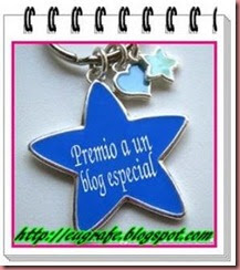 Premio a un blog especial de mis amigas Bea y Merce