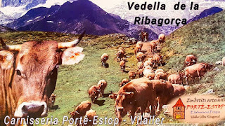 Vedella Bruna dels Pirineus. Carns de la Ribagorça.