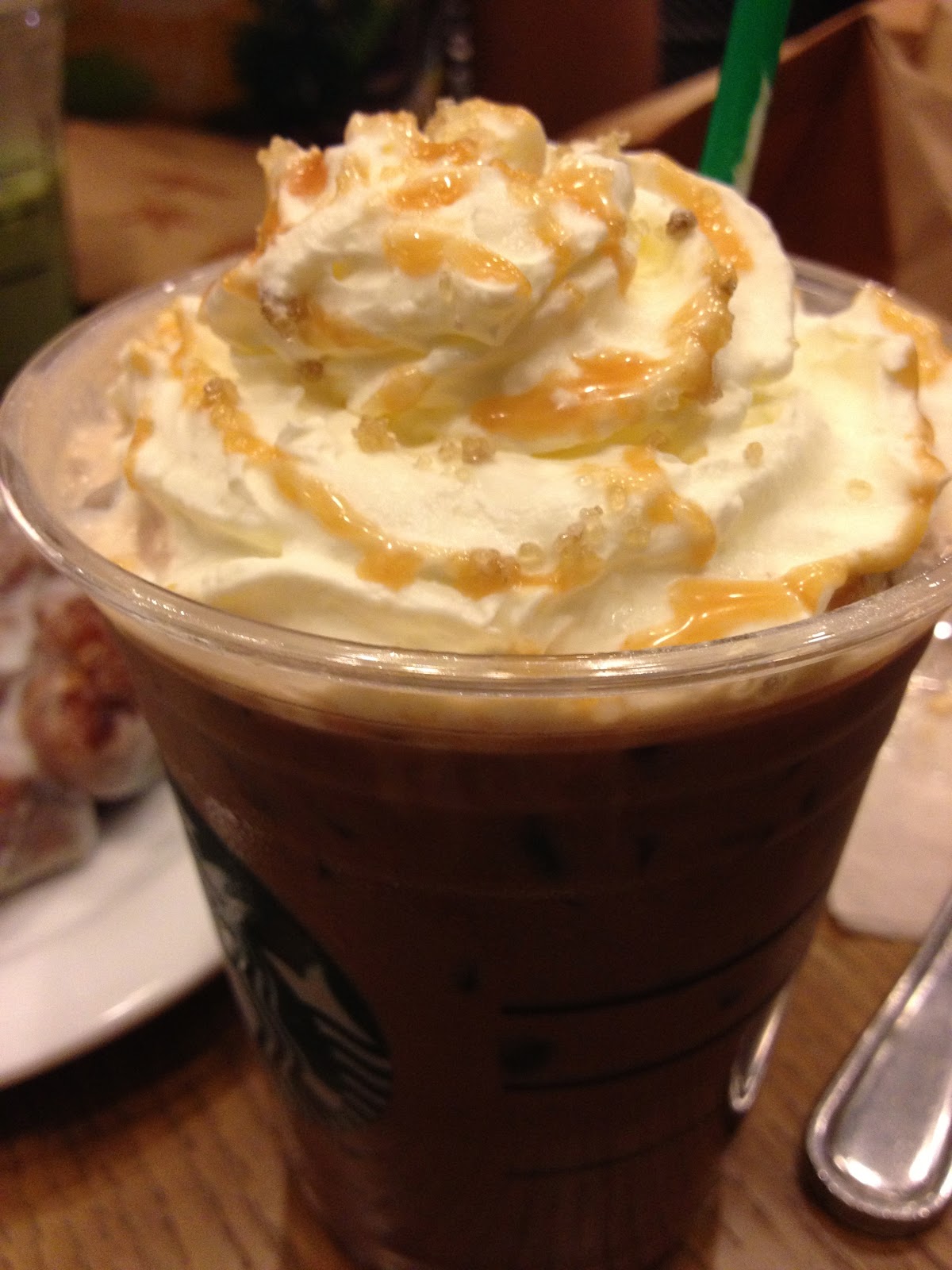 JUST POST IT 12th FAVE EATS Iced Salted Caramel Mocha