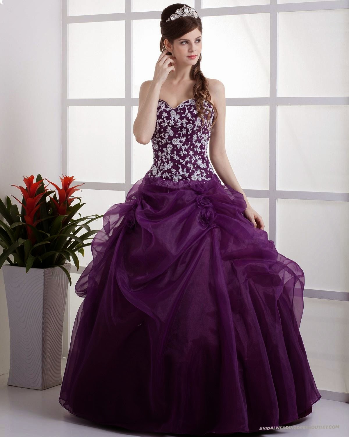 UK fashion style Prom dresses uk new arrival embroidery grape princess