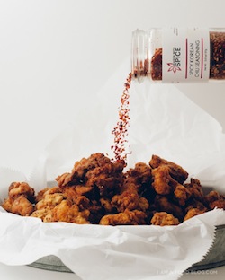 Spicy korean fried chicken recipe by iamafoodblog