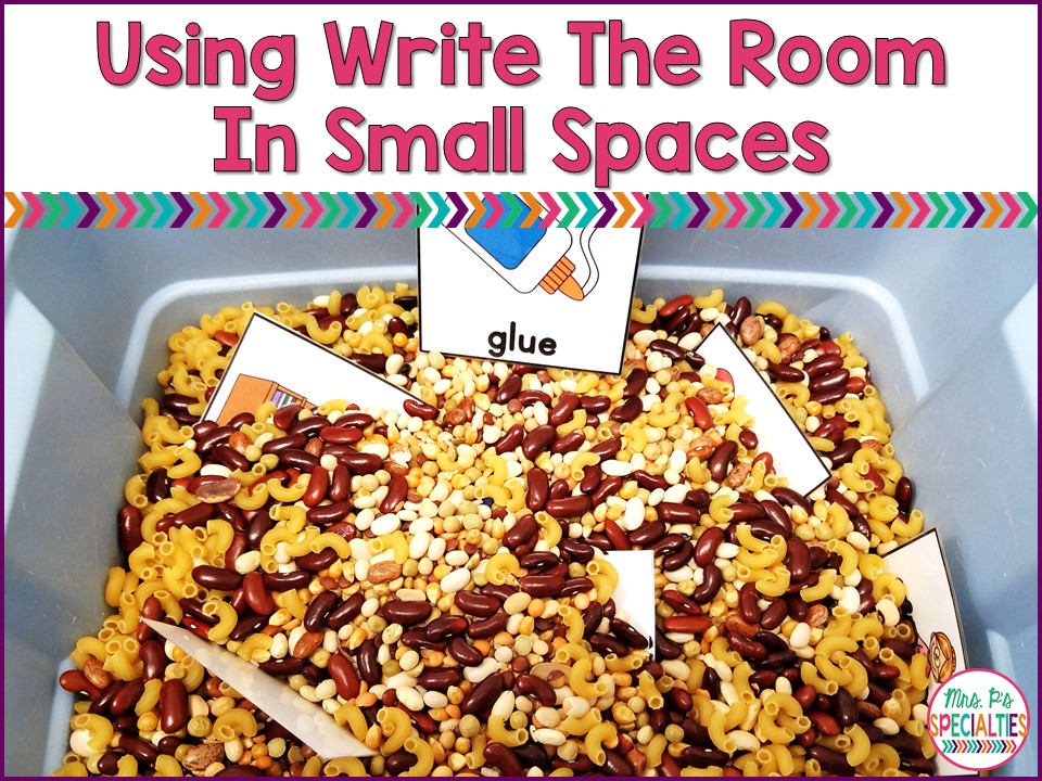 Write and count the room are fantastic activities for combining movement and learning, but having enough space can be challenging. Here is a great alternative for small spaces...