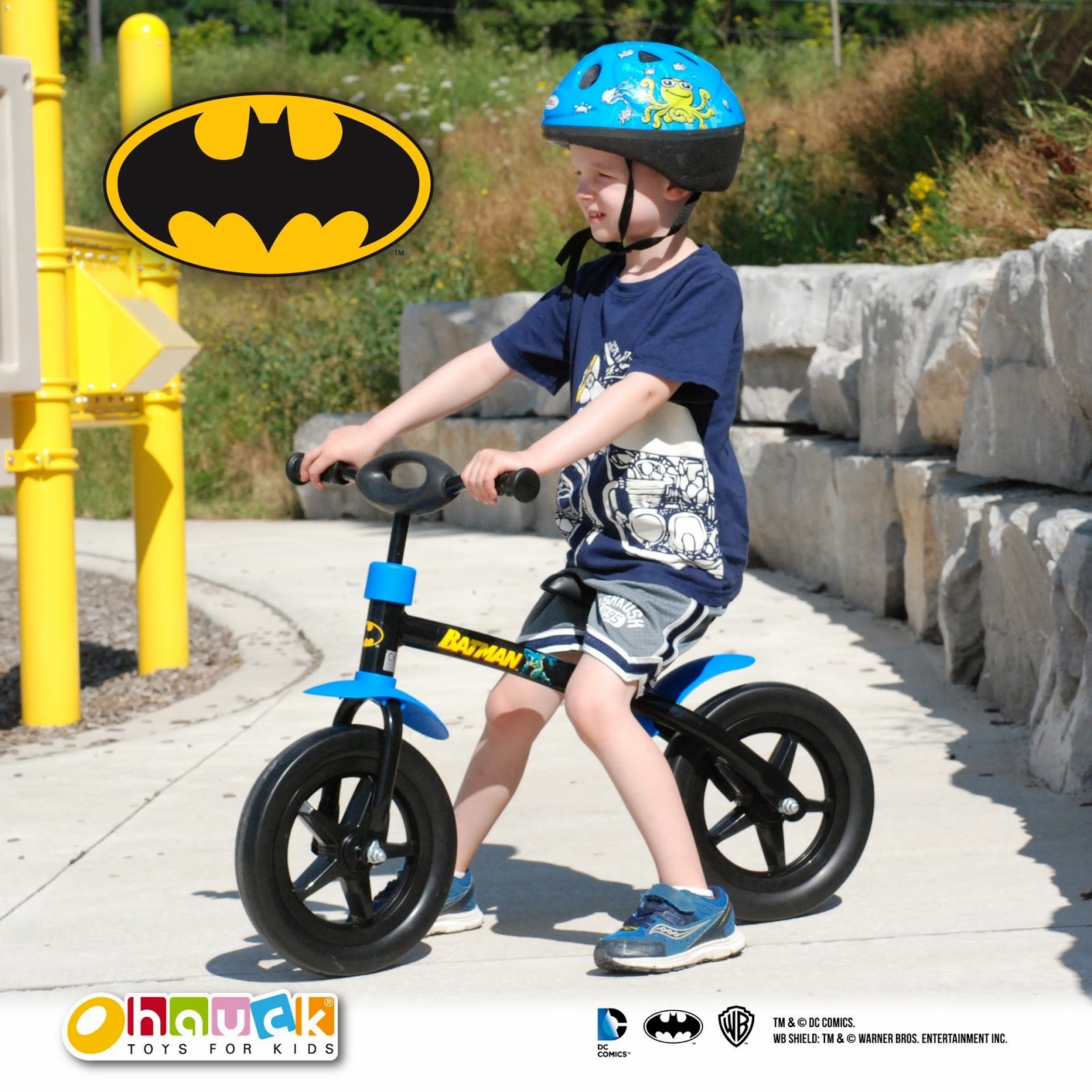 superman balance bike