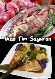 Resep Ikan Tim Sayuran