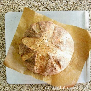 Artisan Bread Boule / www.delightfulrepast.com