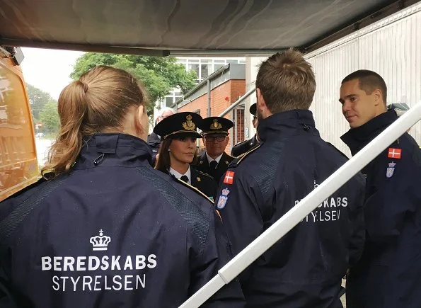 Princess Marie of Denmark visited the DEMA’s (Danish Emergency Management Agency) Chemical Lab