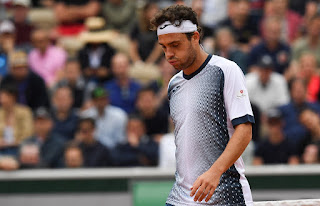 French Open: Cecchinato loses in 1st round