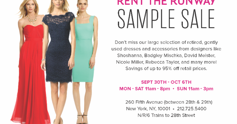 Haute on the Spot: Events: Rent the Runway Sample Sale Starts Today!