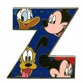Alfabeto de Mickey, Minnie, Donald y Pluto Z.