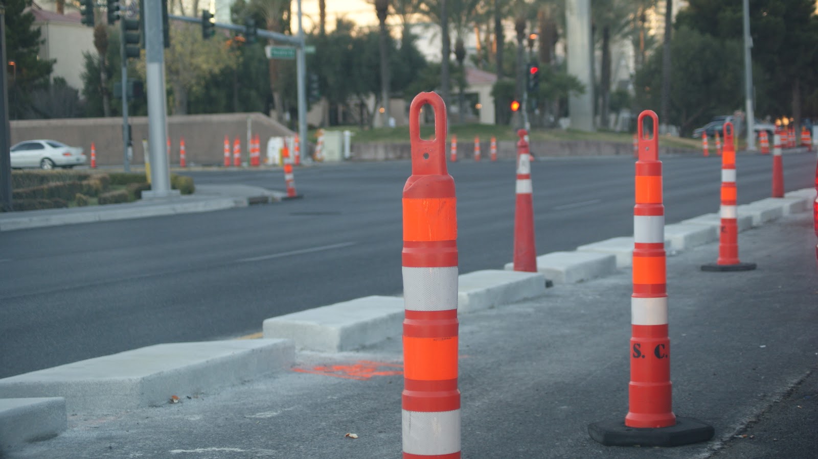 Driving in Vegas Everpresent Cones