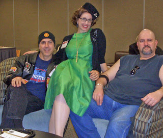 Gail Carriger in a Green Dress at Reno WorldCon 2011