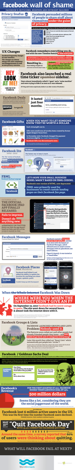 Facebook FAIL: Missteps and Shortcomings Revealed [INFOGRAPHIC]