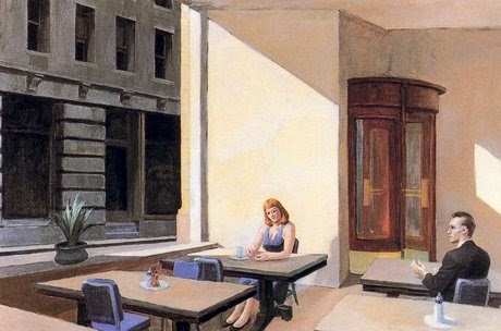 Luz Solar em uma Cafeteria - Edward Hopper e suas principais pinturas ~ O pintor da solidão