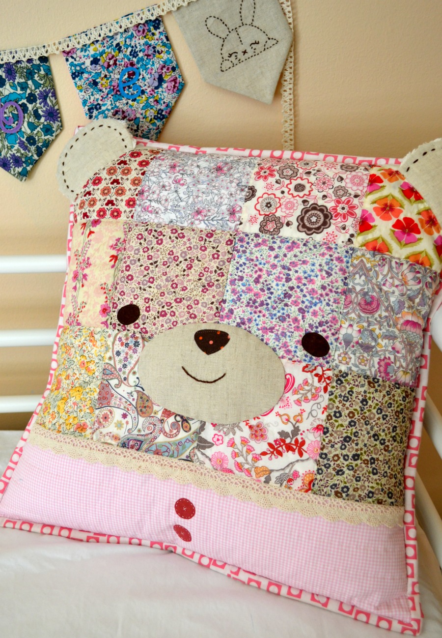 Bear, Dolly and Moi: a beary cute pillow