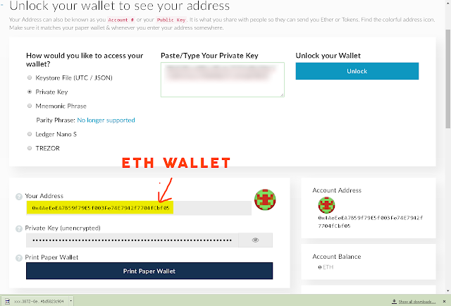 how to open eth wallet