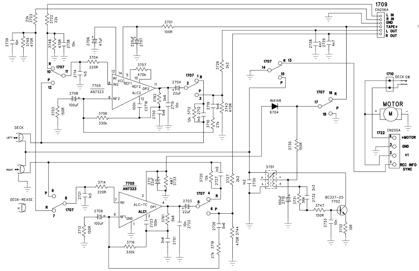 Schematic Diagrams: CD Soundmachine – Philips AZ101-Schematic