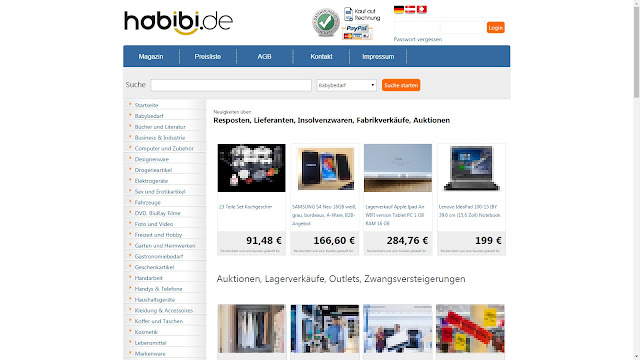Startseite "Habibi.de" | Screenshot vom 24.11.2016