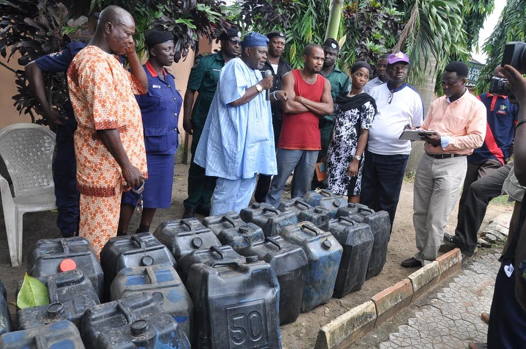 Oil Thief Arrested With 49500 Litres Of Stolen Petrol In Somolu