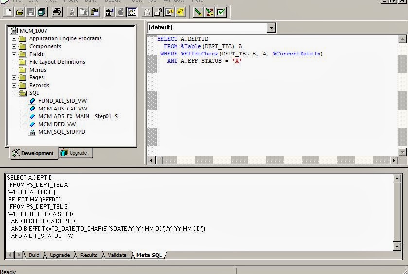 Doug's Developer Toolbox Expanding your MetaSQL for validation