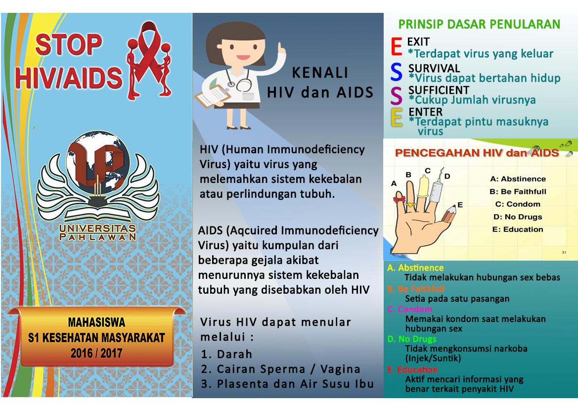 Wahyuni usman: brosur HIV AIDS penyuluhan ke SMA DAN SMK