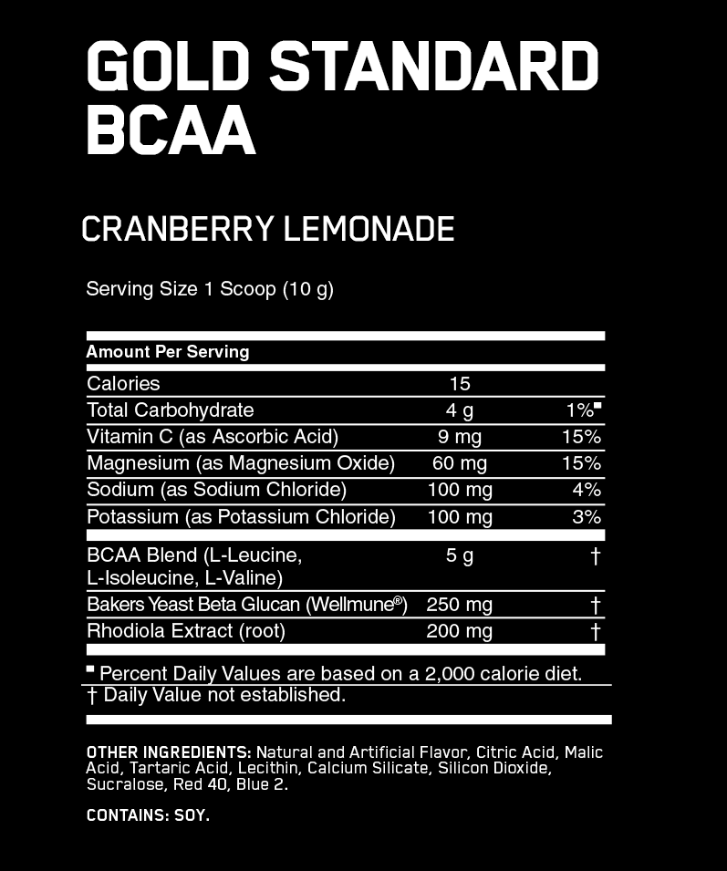 Nutrición Deportiva y Suplementos Gold Standard BCAA Los nuevos ramificados de Optimum