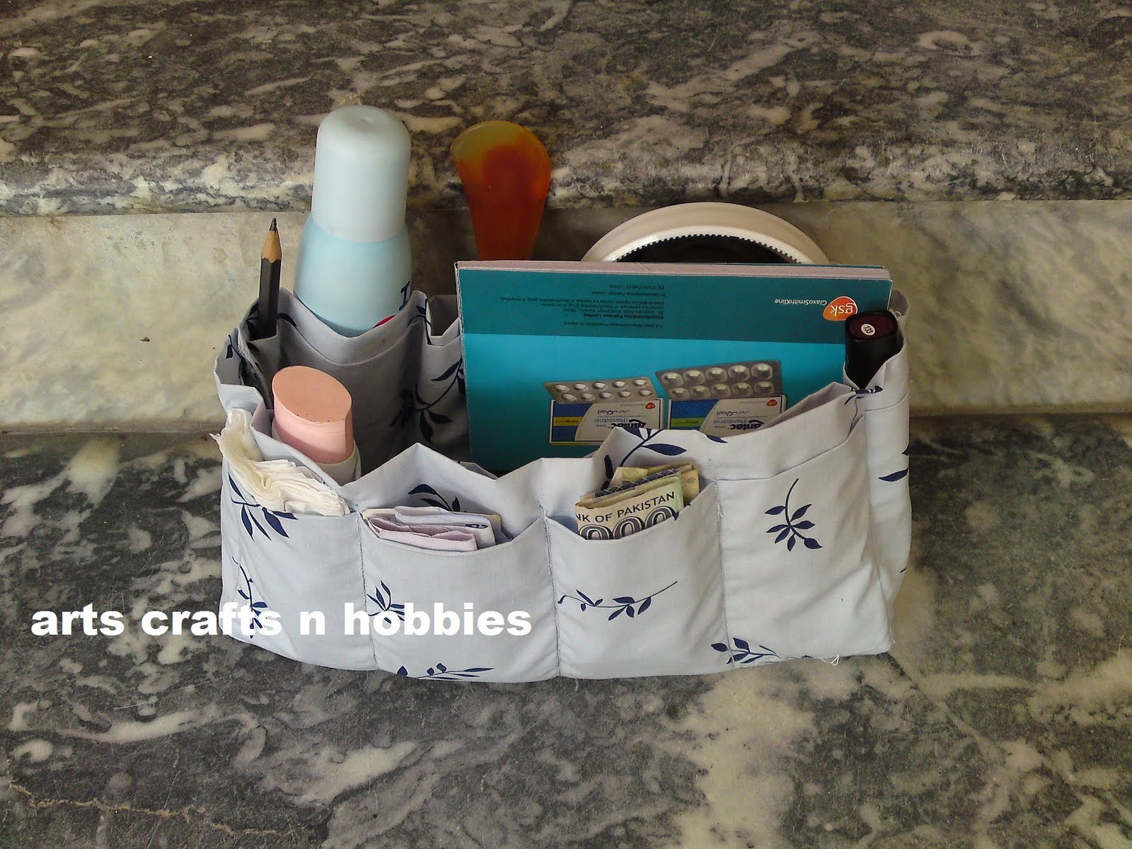 arts crafts n hobbies: Instant bag organizer Tutorial
