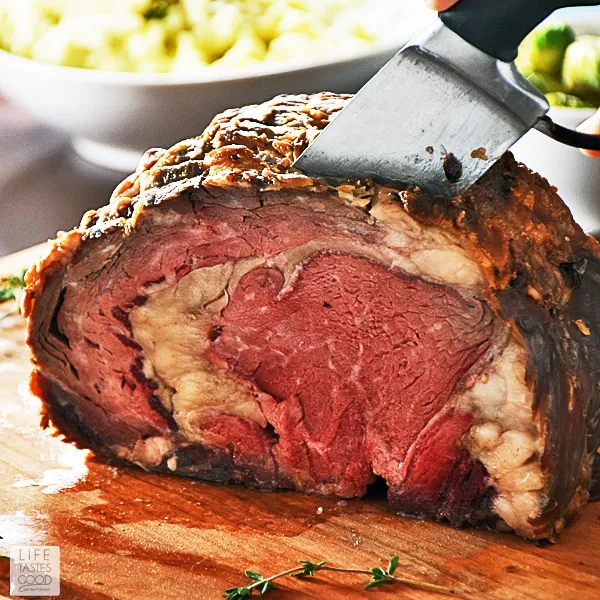 Long Roast Beef Knife Cutting