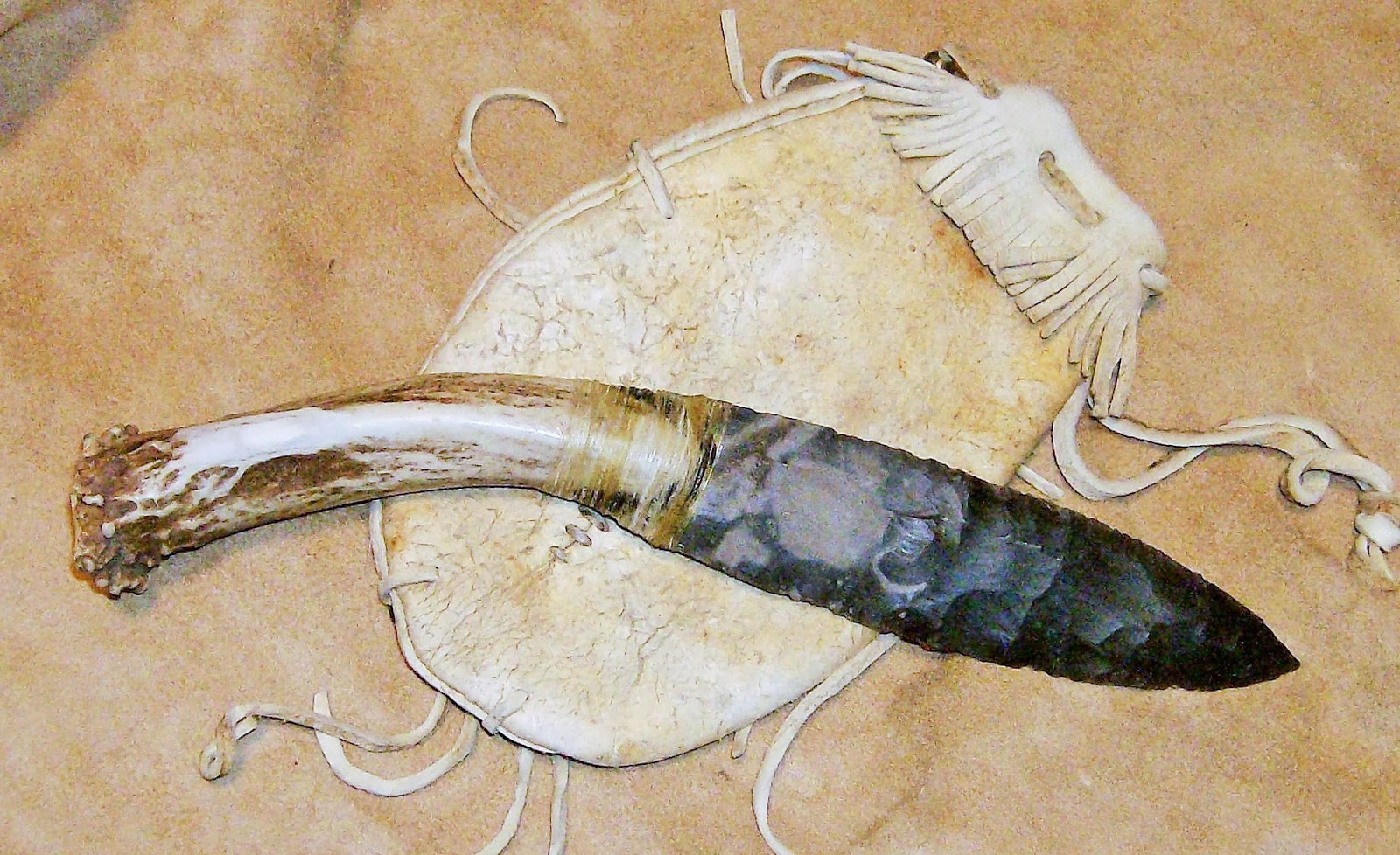 Nehawka Primitive Skills English Flint Knife II