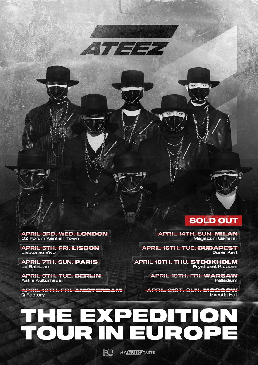 [TOUR SOLD OUT] ATEEZ 에이티즈 en Europa en Abril - BA NA NA: Noticias de K
