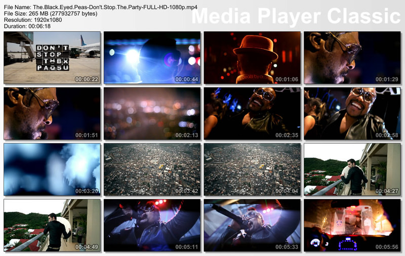 All BEP medias Black Eyed Peas Don't Stop The Party HD 1080p