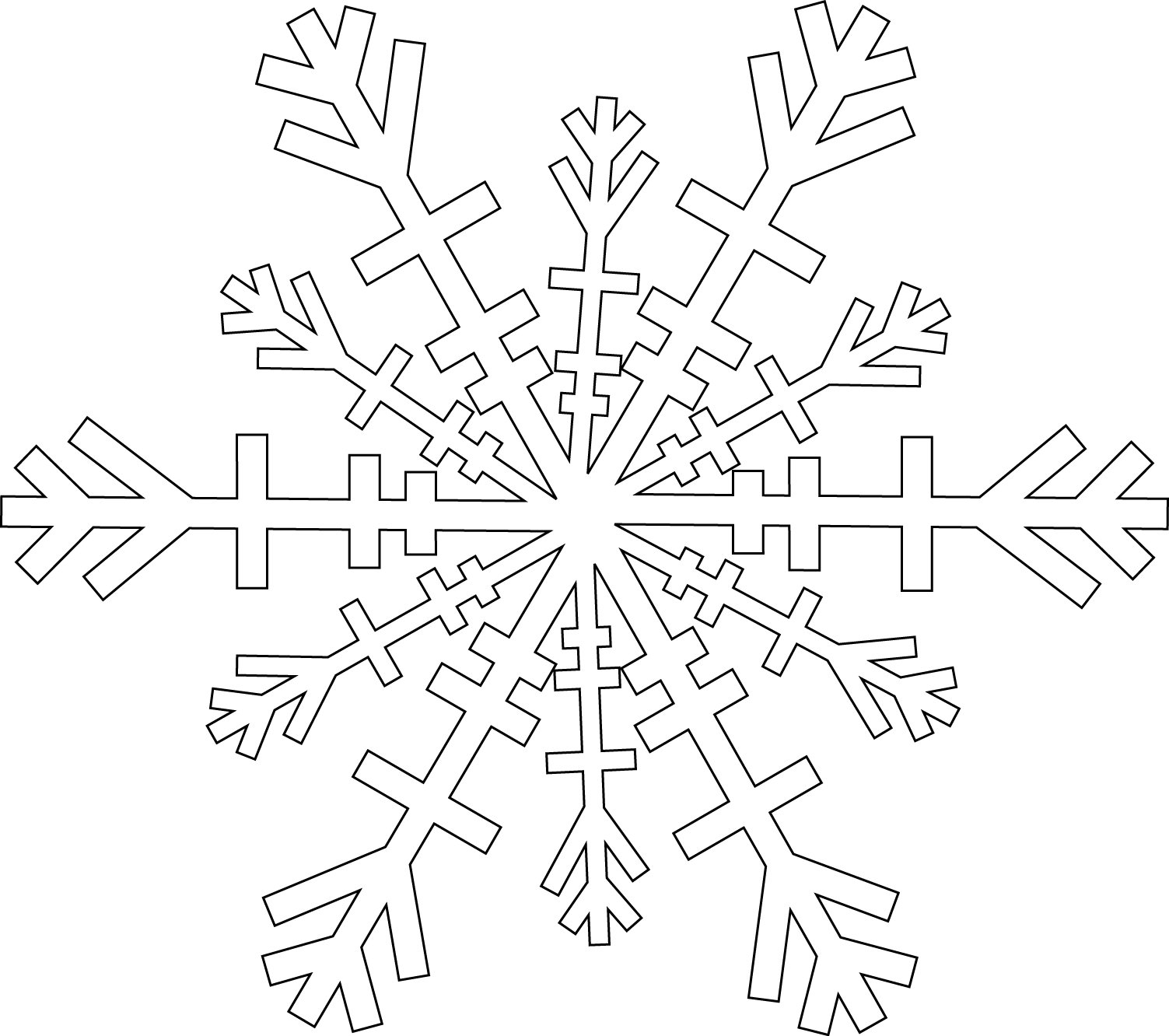 free clip art black and white snow - photo #45