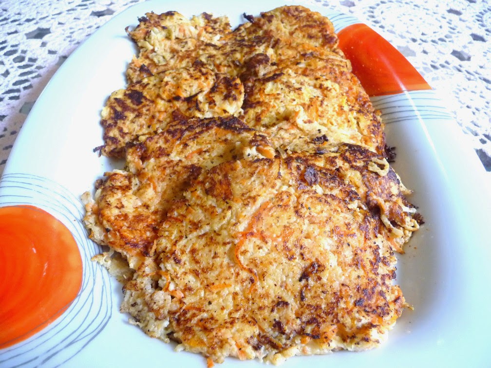 TURNIP CARROT FRITTERS