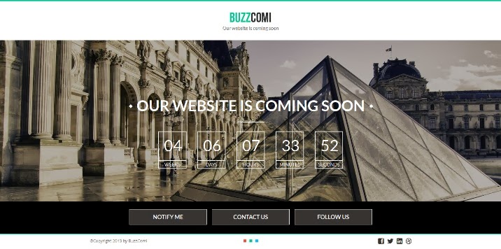 BuzzComi - Responsive HTML5 Coming Soon Template