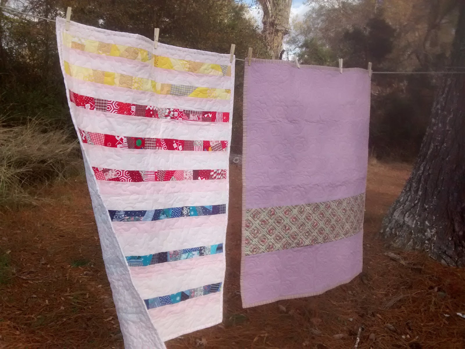 ProsperityStuff Quilts Little Quilts on the Clothesline